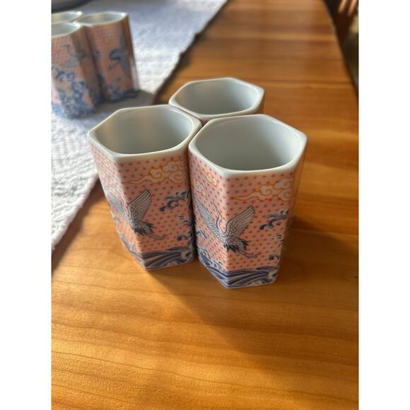 Asian Teapot set with 6 cups. - Picture 7 of 10